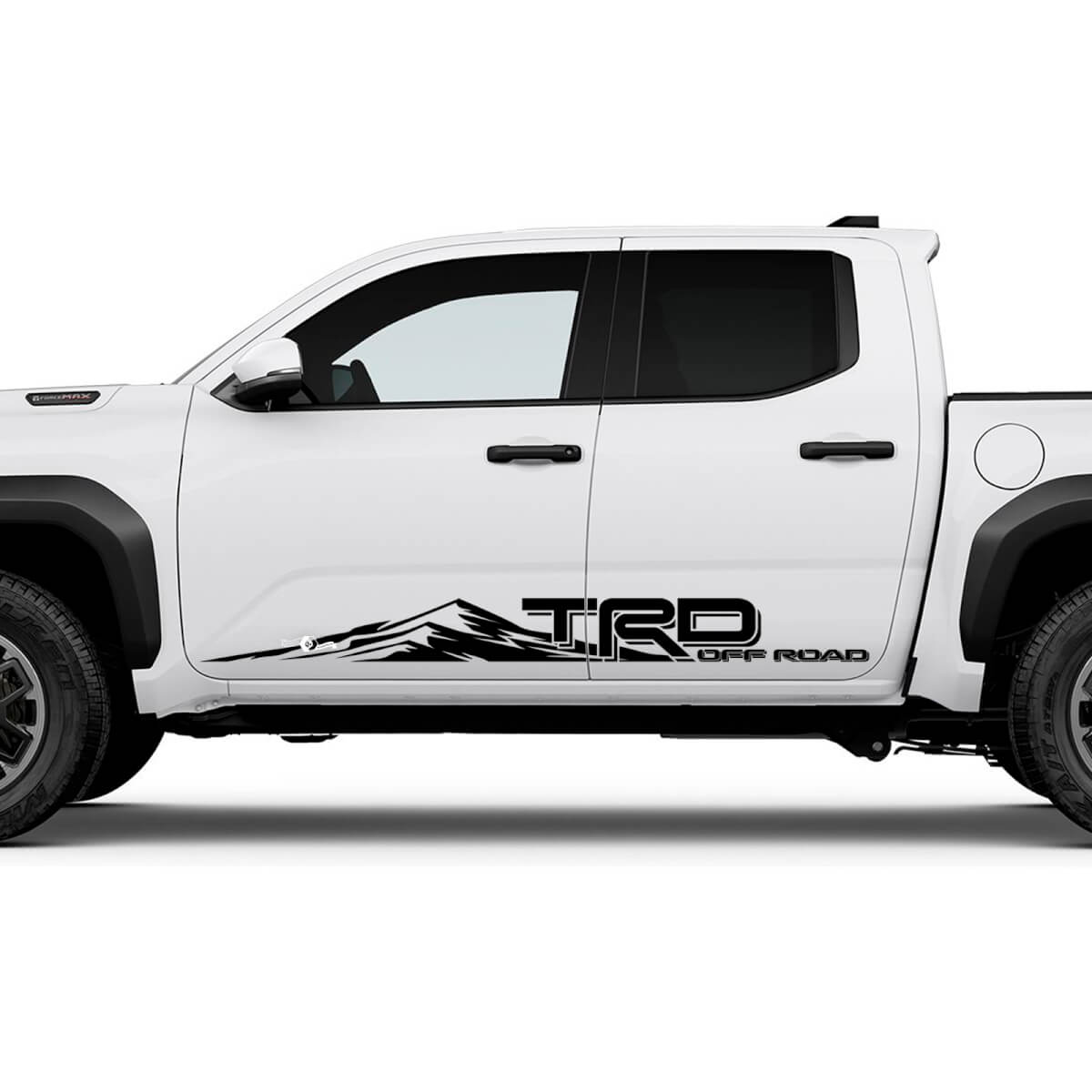 TRD Off Road Side Mountains Rocker Panel Decals Stickers for Toyota Tacoma 4
