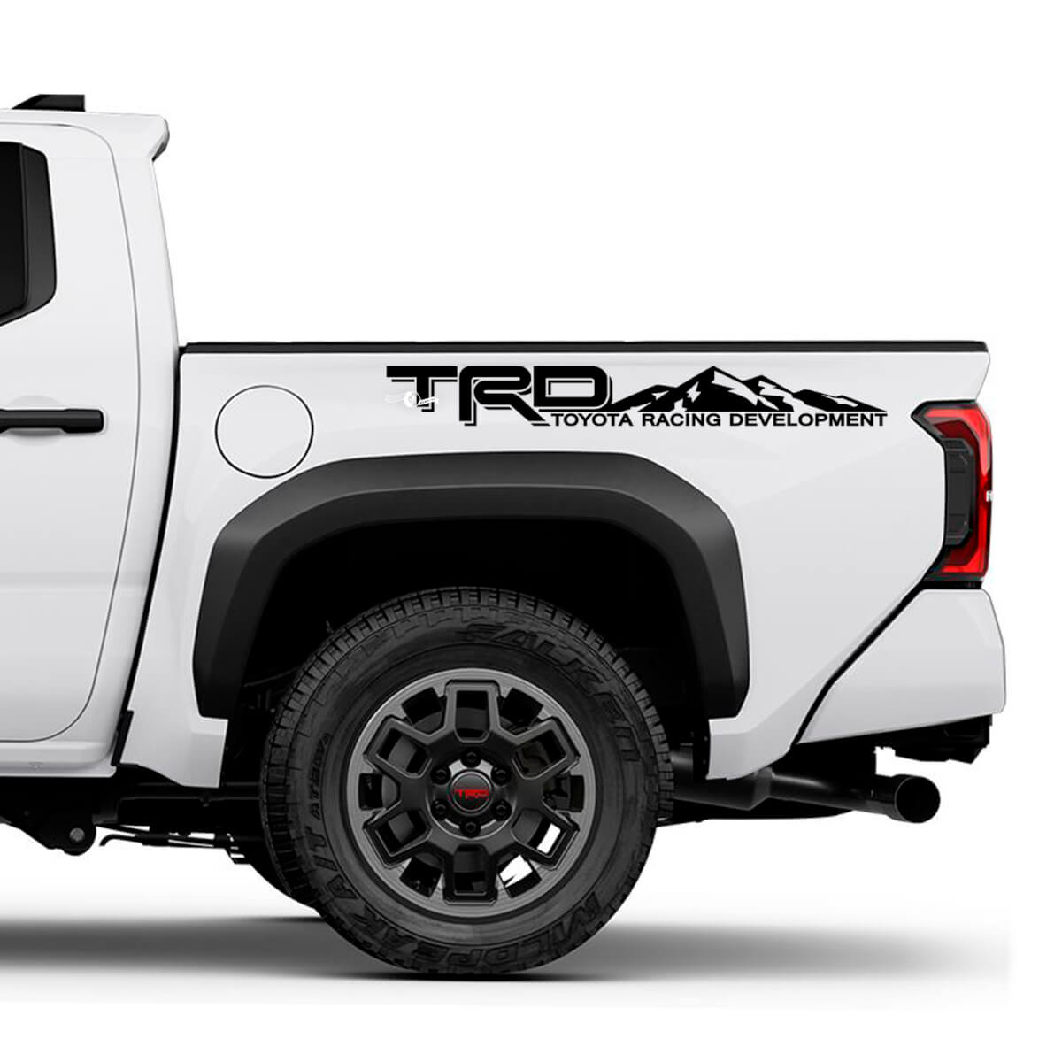 TRD off Road Mountains Bedside Truck Decals Stickers for Toyota Tacoma
