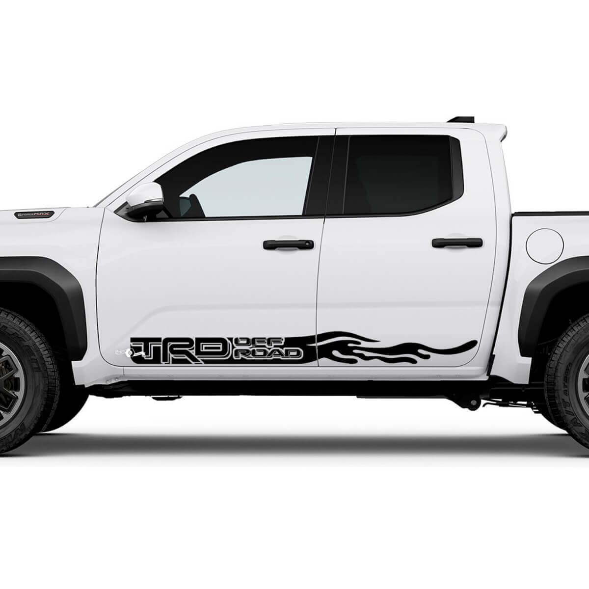 TRD Off Road Side Mountains Sun Rocker Panel Decals Stickers for Toyota Tacoma
