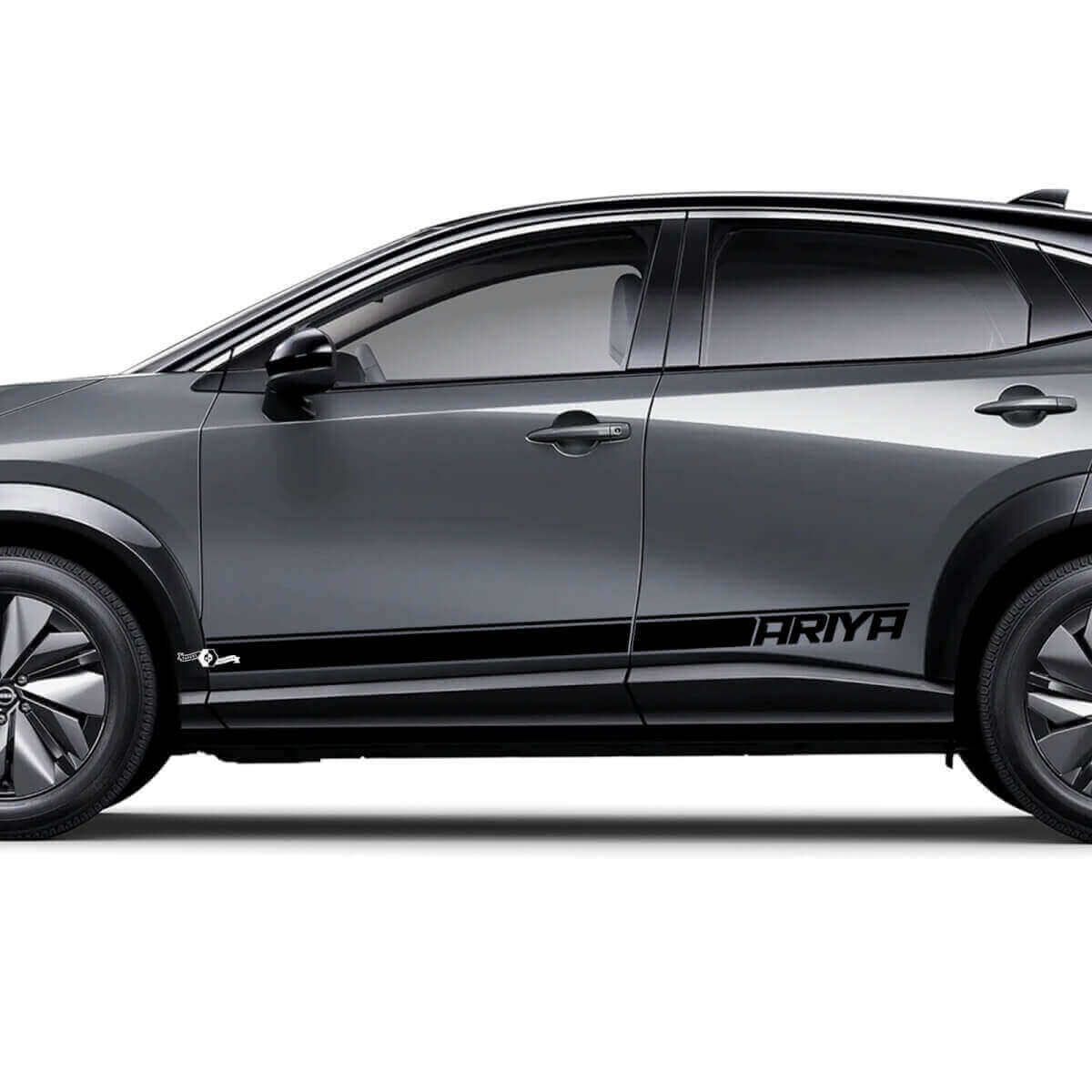 Sides Racing Logo Accent Stripes Graphics Decal Kit for Nissan ARIYA