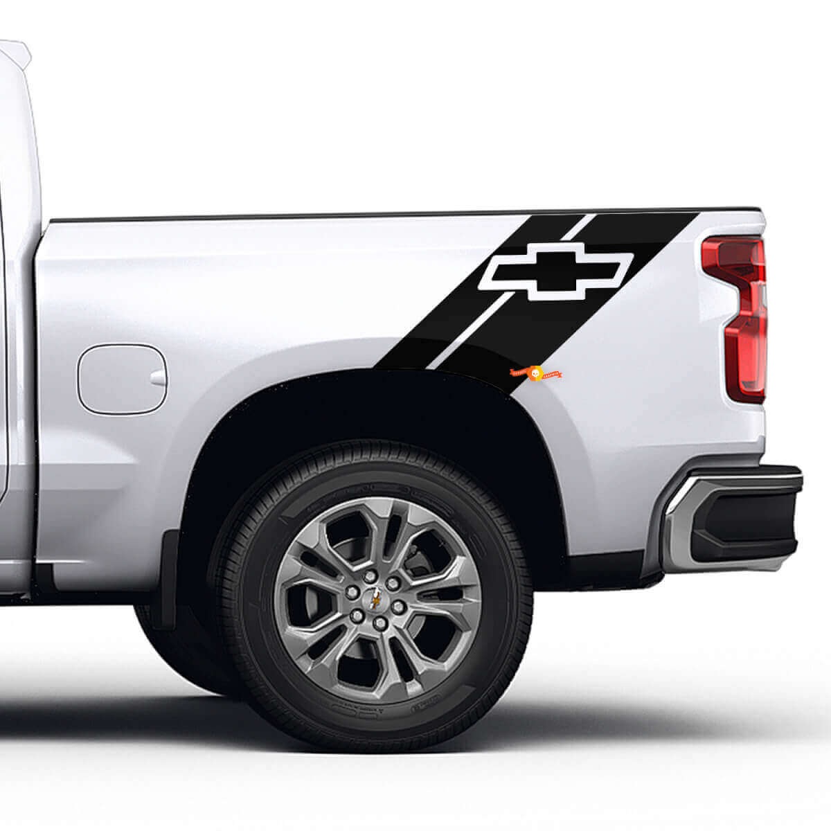 Side Bed Stripes off-road 4x4 Decals Stickers for Chevrolet Bed
