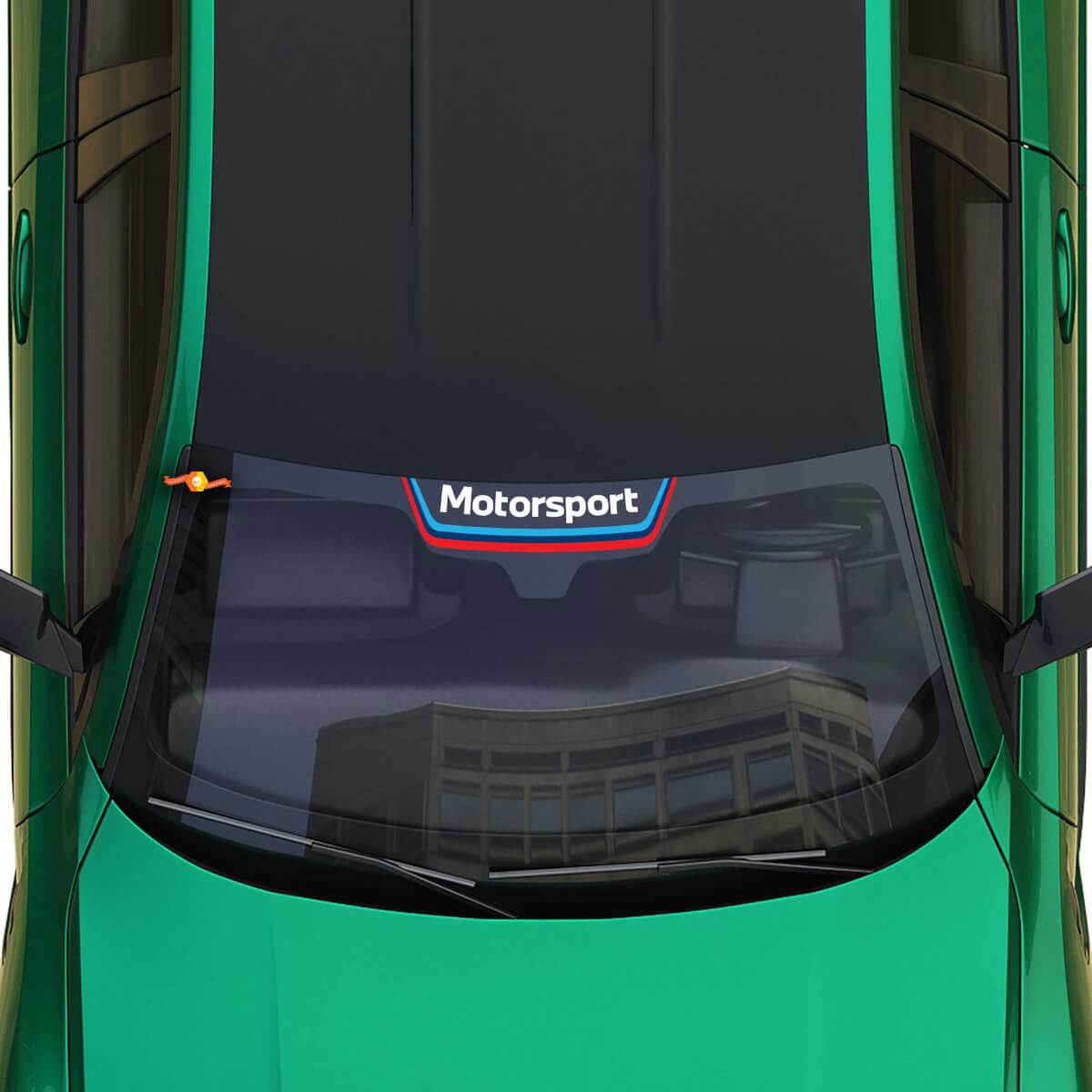 Motorsport M Stripes decal Windshield sticker suitable for BMW G series.
