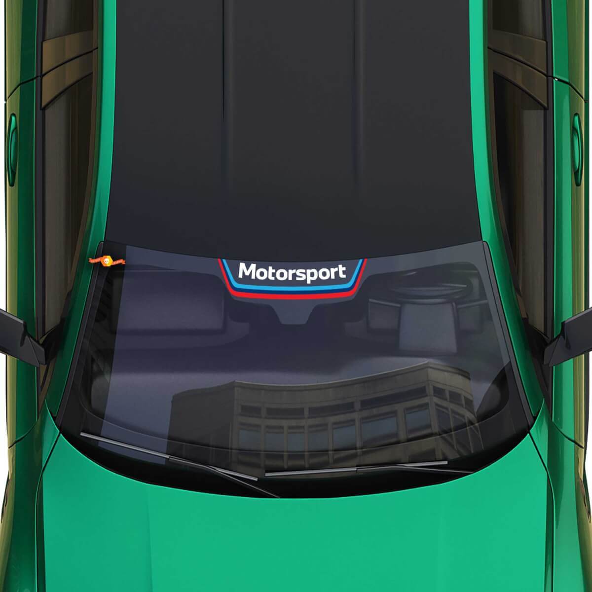 Motorsport M Stripes decal Windshield sticker suitable for BMW G series.
