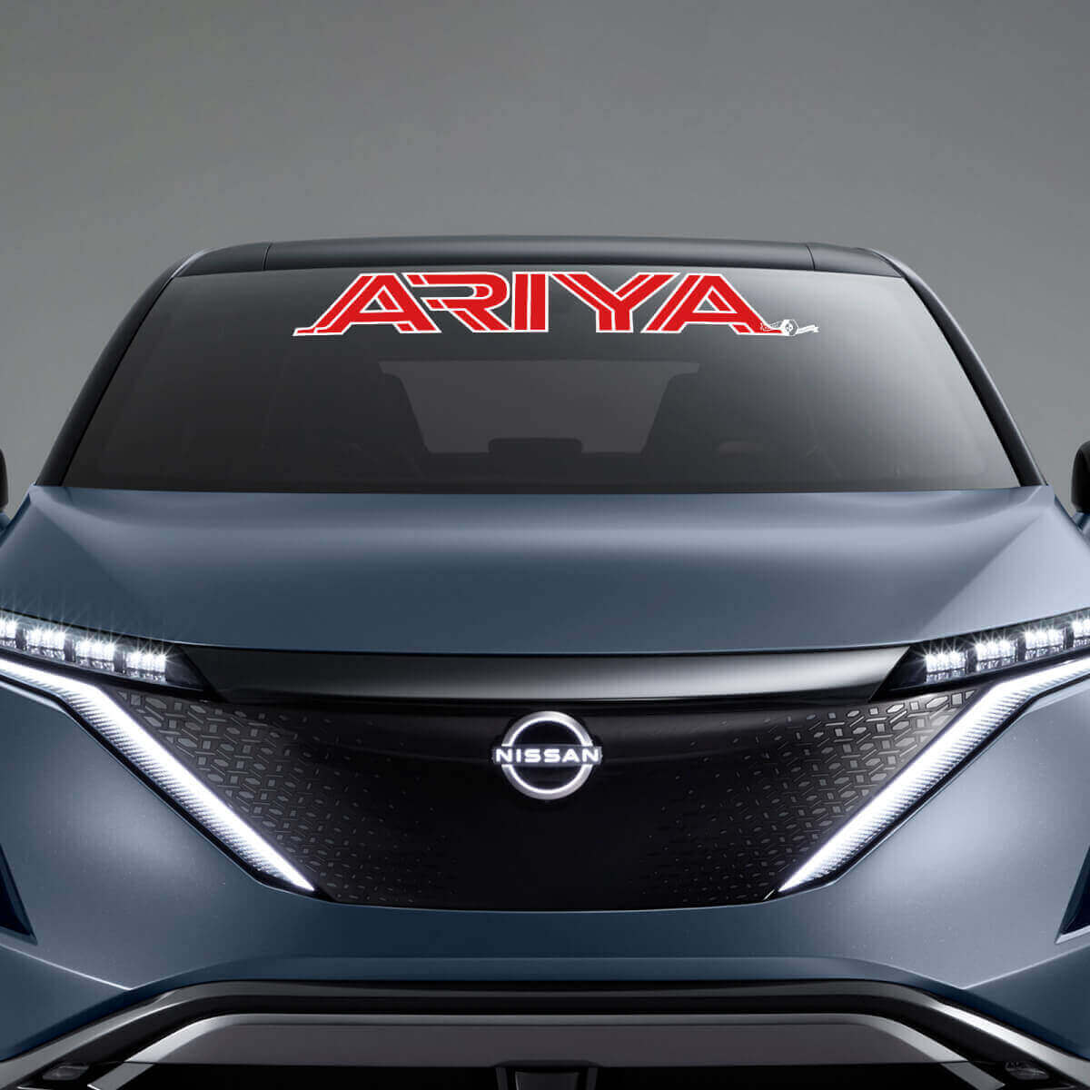 Brand Lettering Windscreen Graphics Decal Sticker 2 for Nissan ARIYA