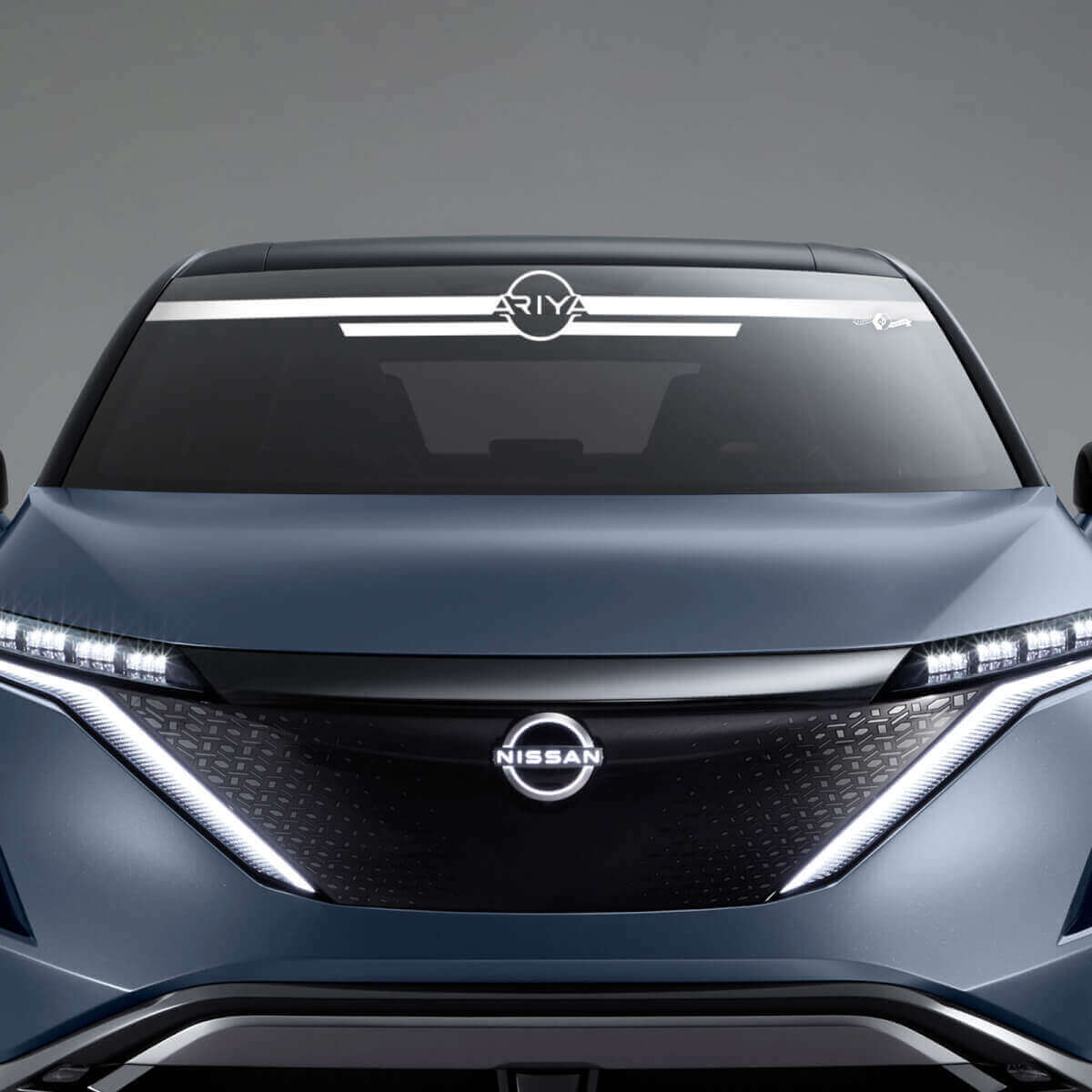Adesivo decorativo a strisce logo ARIYA per parabrezza Nissan ARIYA