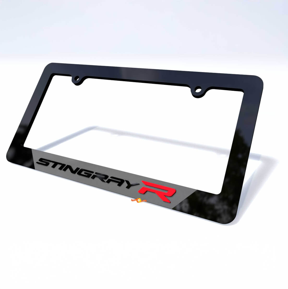 Stingray R Vehicle License Plate Covers Frames Vehicle Decor for Chevrolet Corvette C8
