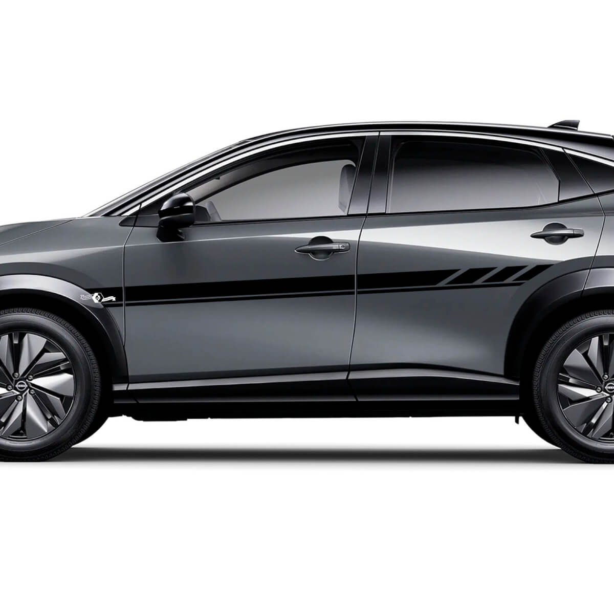 Sides Universal Stripes Racing Graphics Decal Kit for Nissan ARIYA
