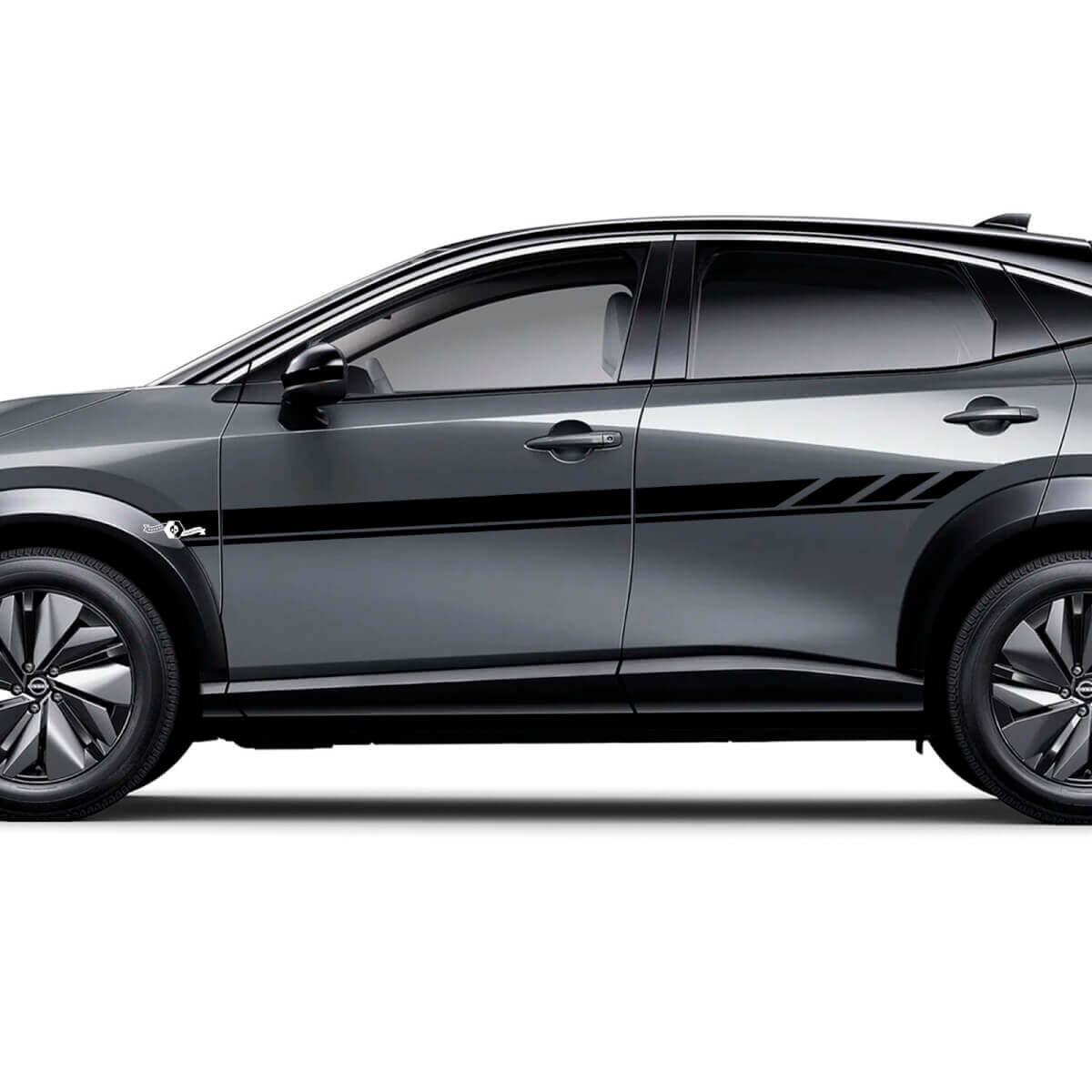 Sides Universal Stripes Racing Graphics Decal Kit for Nissan ARIYA
