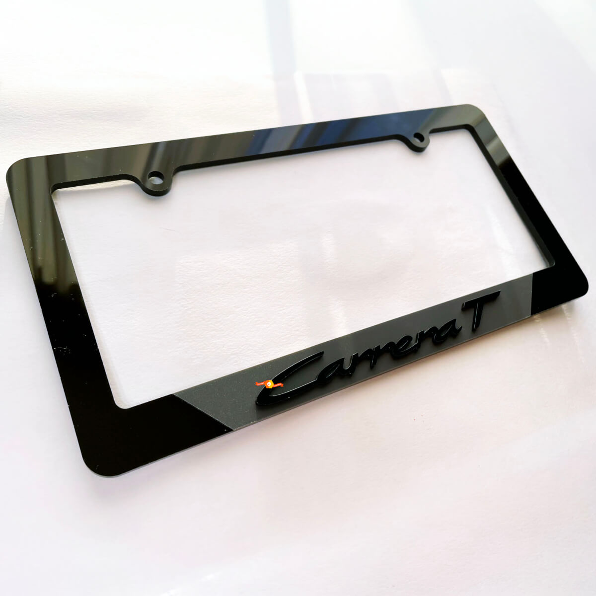 Porsche Carrera T Vehicle License Plate Covers Frames Decor Black
