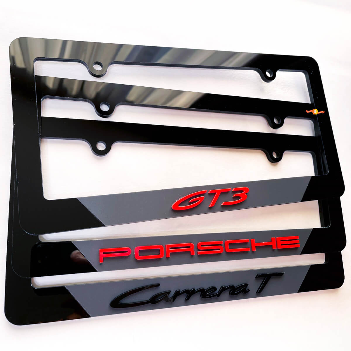 Any Logo or Your Custom Text Vehicle Licence Plate Covers Frames Decor
