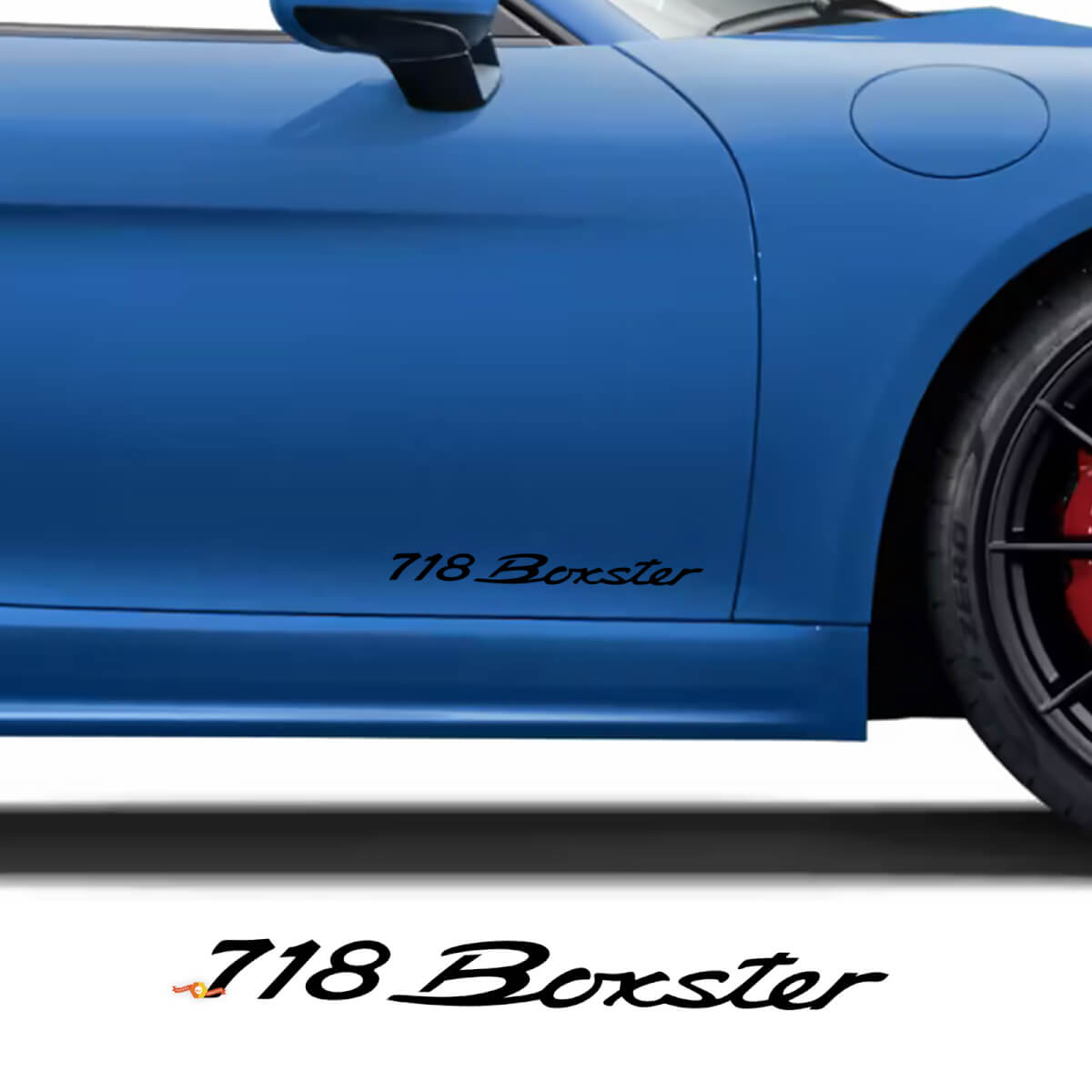 Side Doors Decal Sticker for Porsche 718 Cayman Spyder RS
