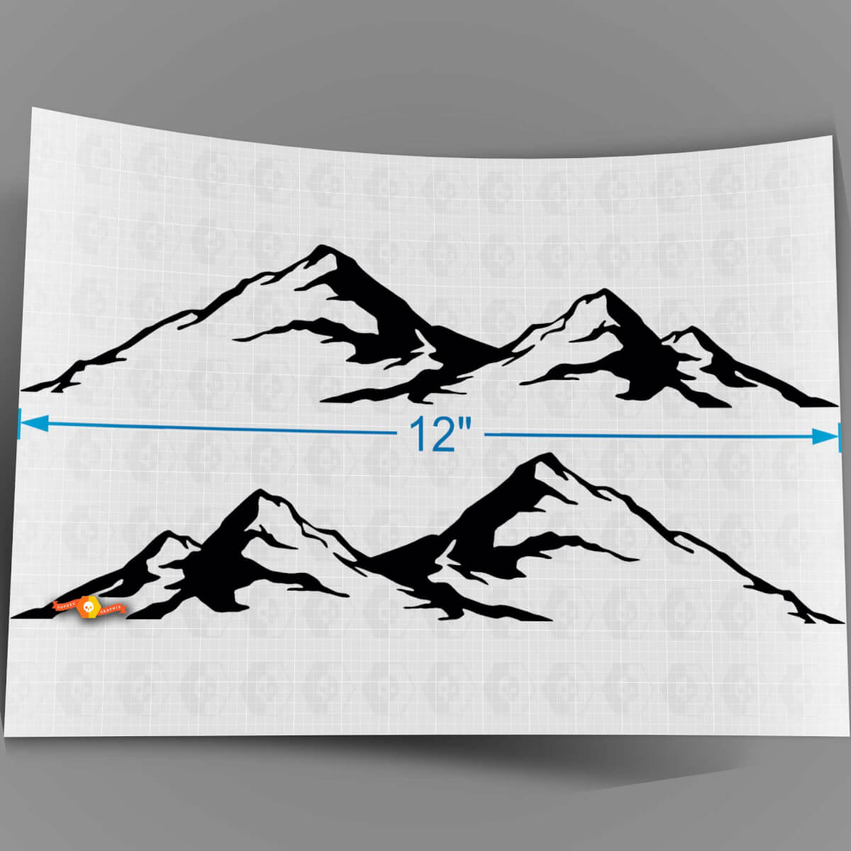 Tailgate Mountains Vinyl Body Bed Decal Sticker Graphics for Honda Ridgeline
