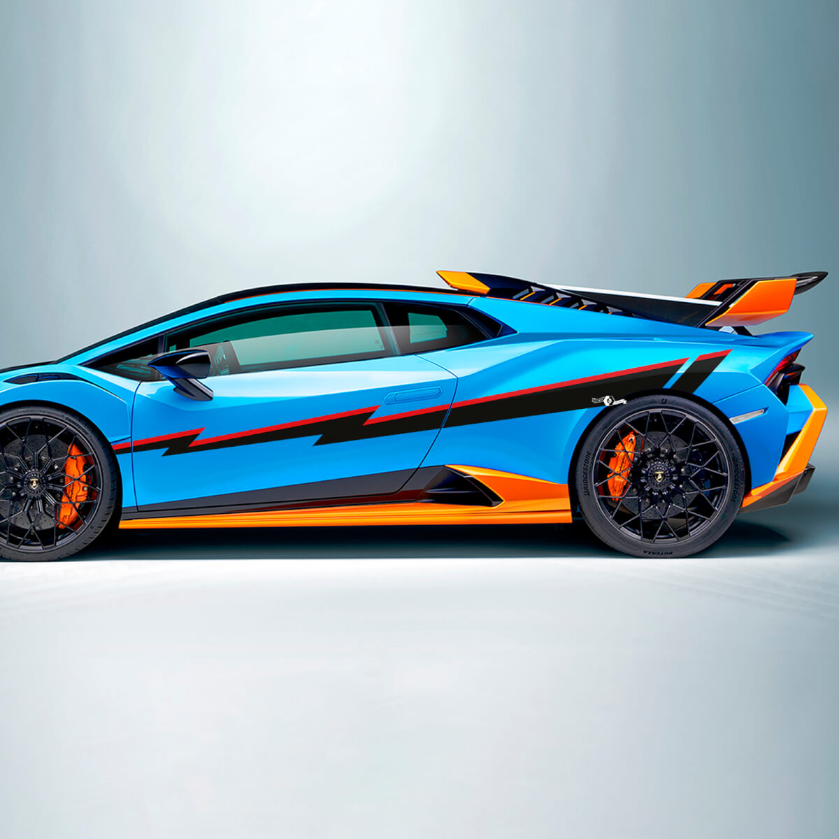 STO Stripes Side Vinyl Decal Sticker Graphics for Lamborghini STO
