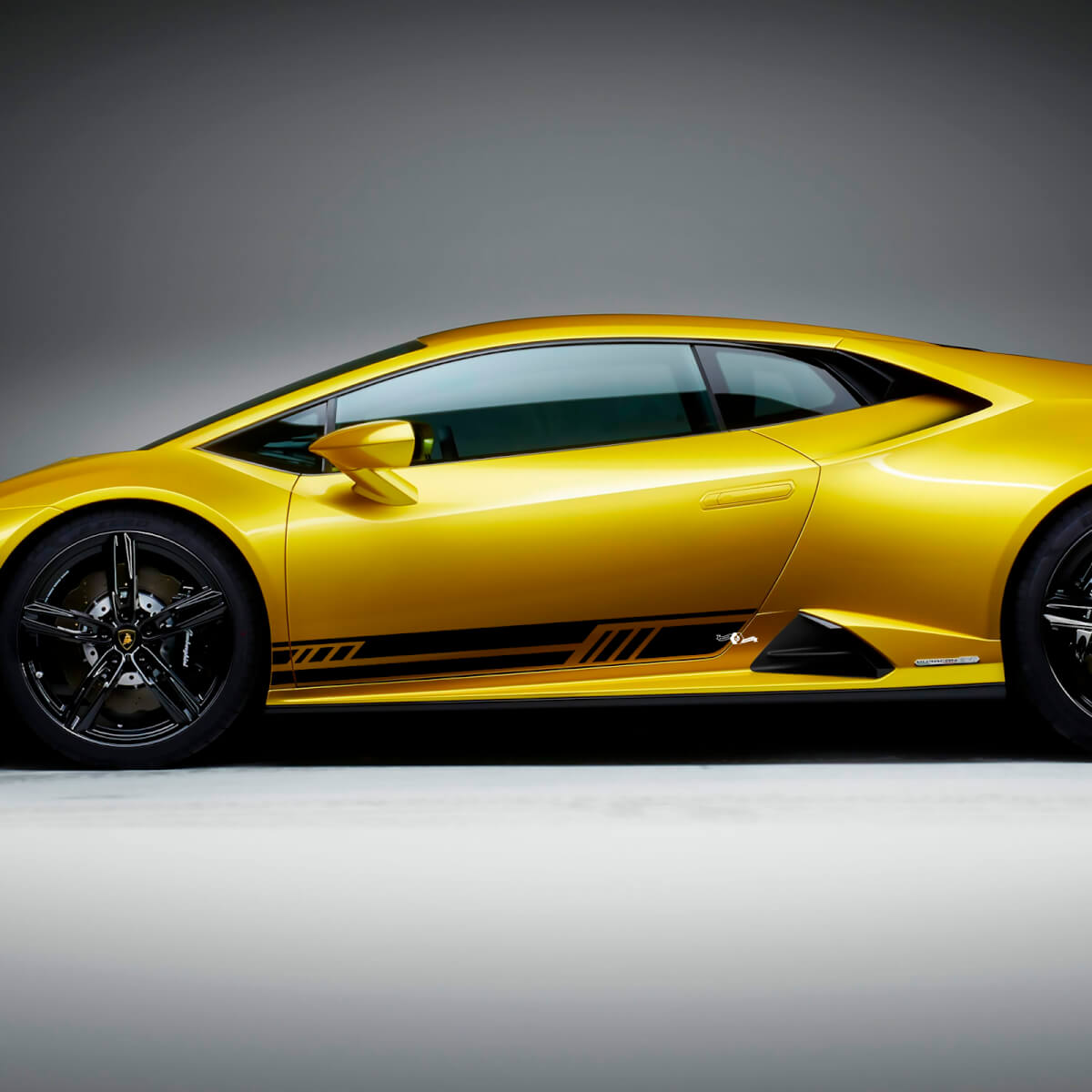 Side Rocker Panel Stripes Graphics Racing Vinyl Decal Sticker Graphics for Lamborghini Huracan Evo
