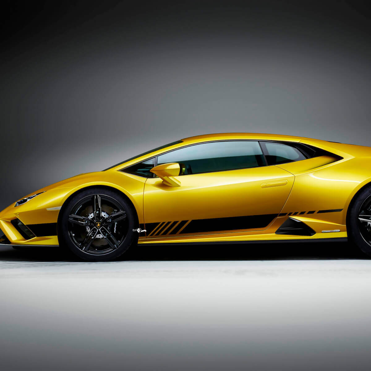 Side Stripes Graphics Racing Vinyl Decal Sticker Graphics for Lamborghini Huracán Evo