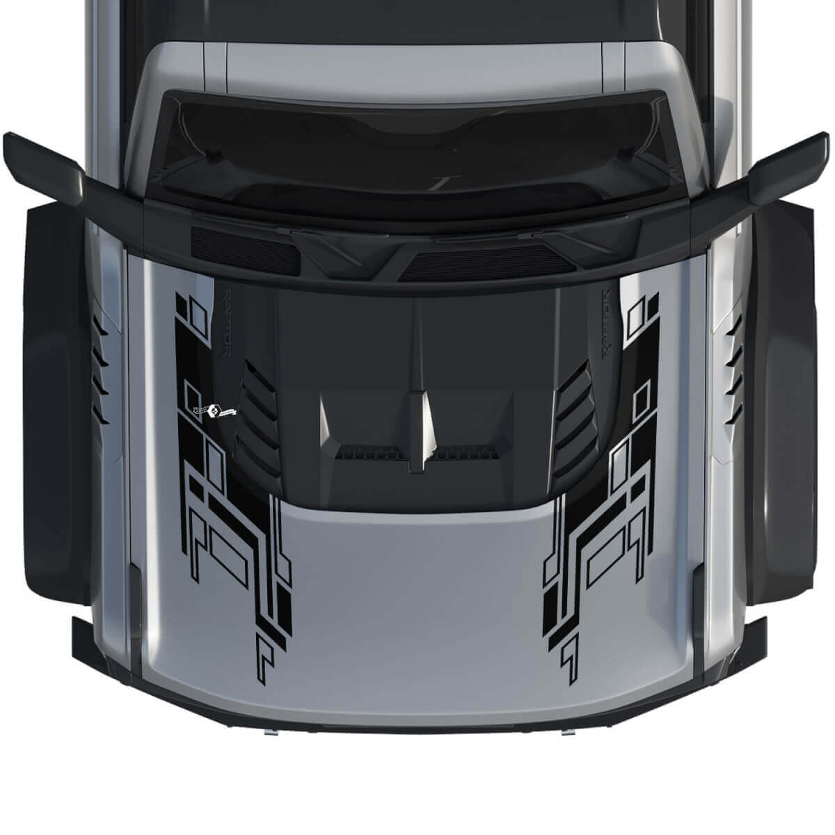 Hood Bronco Raptor Wrap Graphics Decal Sticker for Ford Bronco
