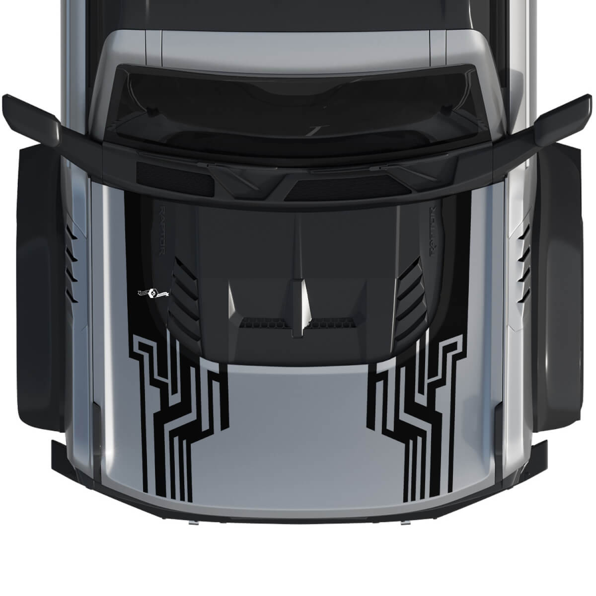 Hood Bronco Raptor Wrap Graphics Decal Sticker for Ford Bronco 2
