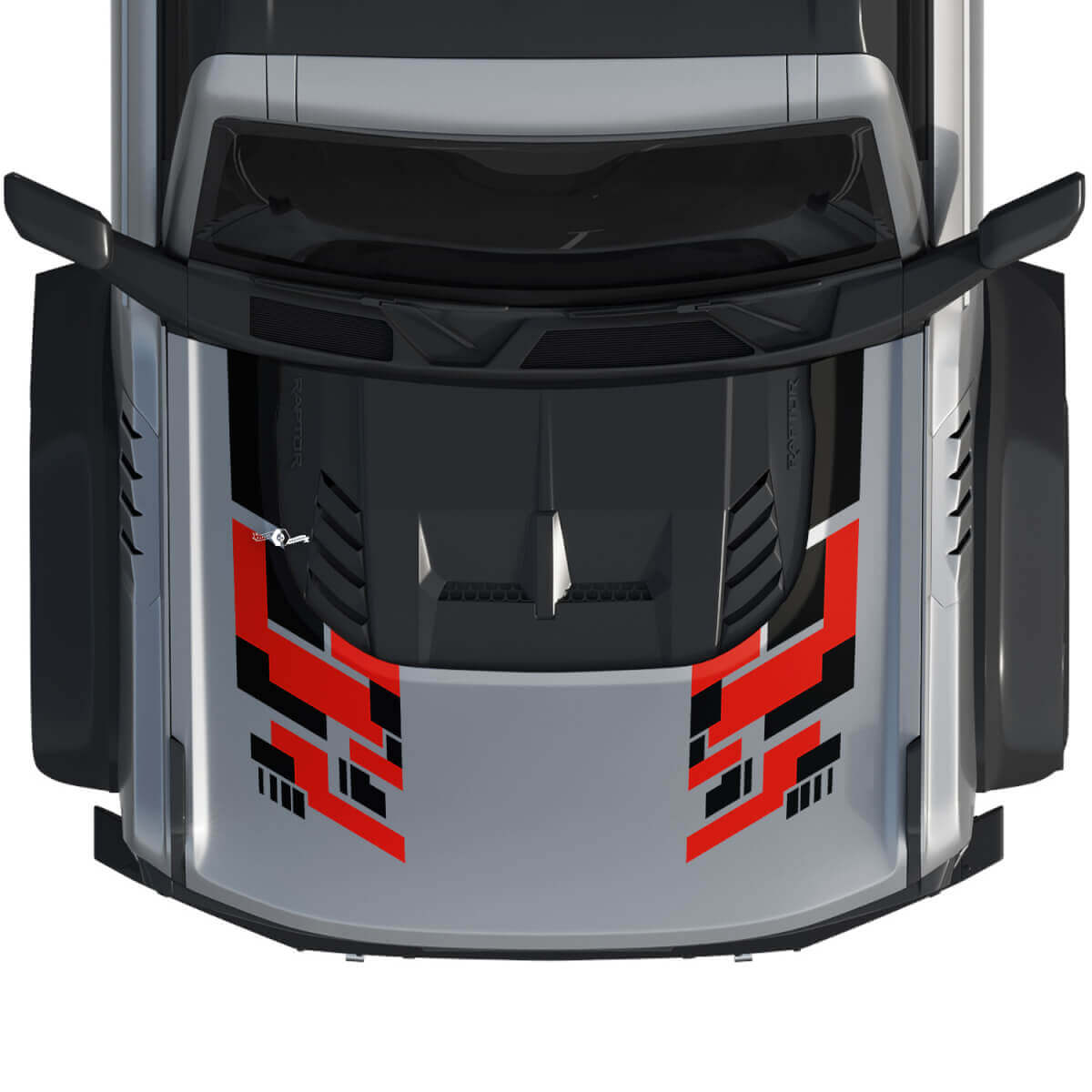 Hood Bronco Raptor Wrap Graphics Decal Sticker for Ford Bronco
