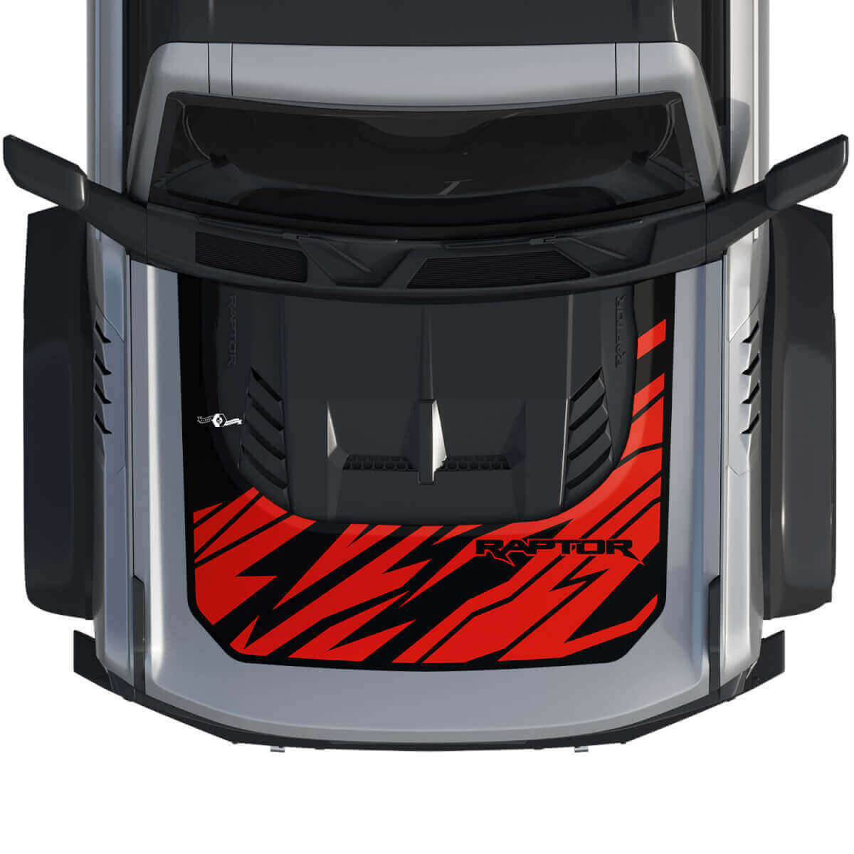 Hood Bronco Raptor Wrap Graphics Decal Sticker for Ford Bronco 2 colours 2
