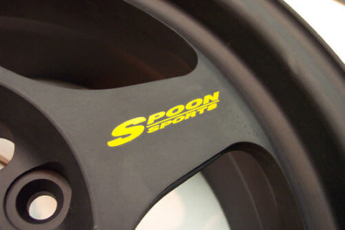 Spoon Sports Style Wheel Spoke Vinyl Decals Set For Honda