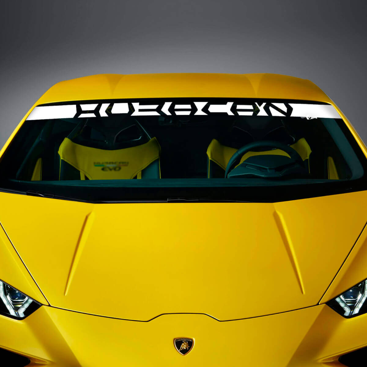 Windshield Stripe Vinyl Decal Sticker Graphics for Lamborghini Huracan Evo