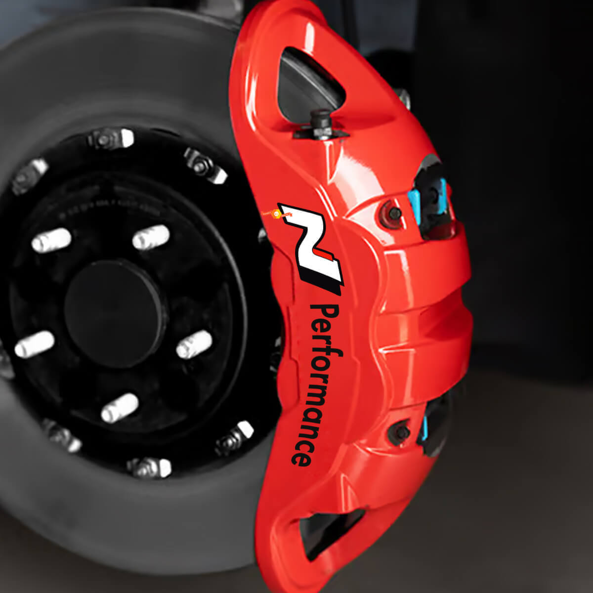 N Performance Brake Caliper High Temp Vinyl Decal Sticker for Hyundai