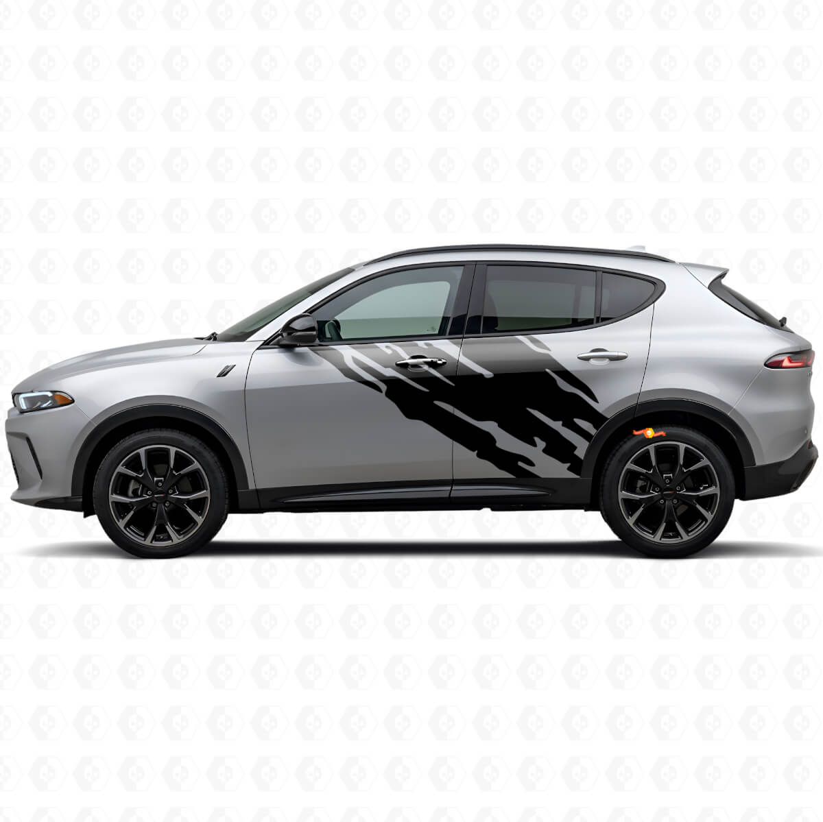 Mud Splash Graphic Door Side Vinyl Decal for Dodge Hornet 2023+