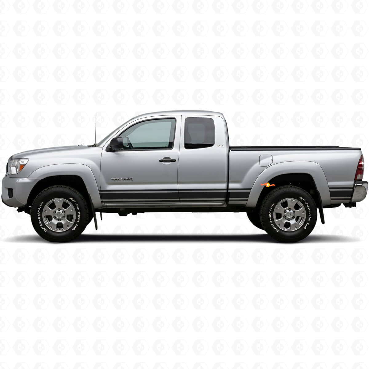 Straight Lines Rocker Panel Vinyl Decal for Toyota Tacoma 2004-2015