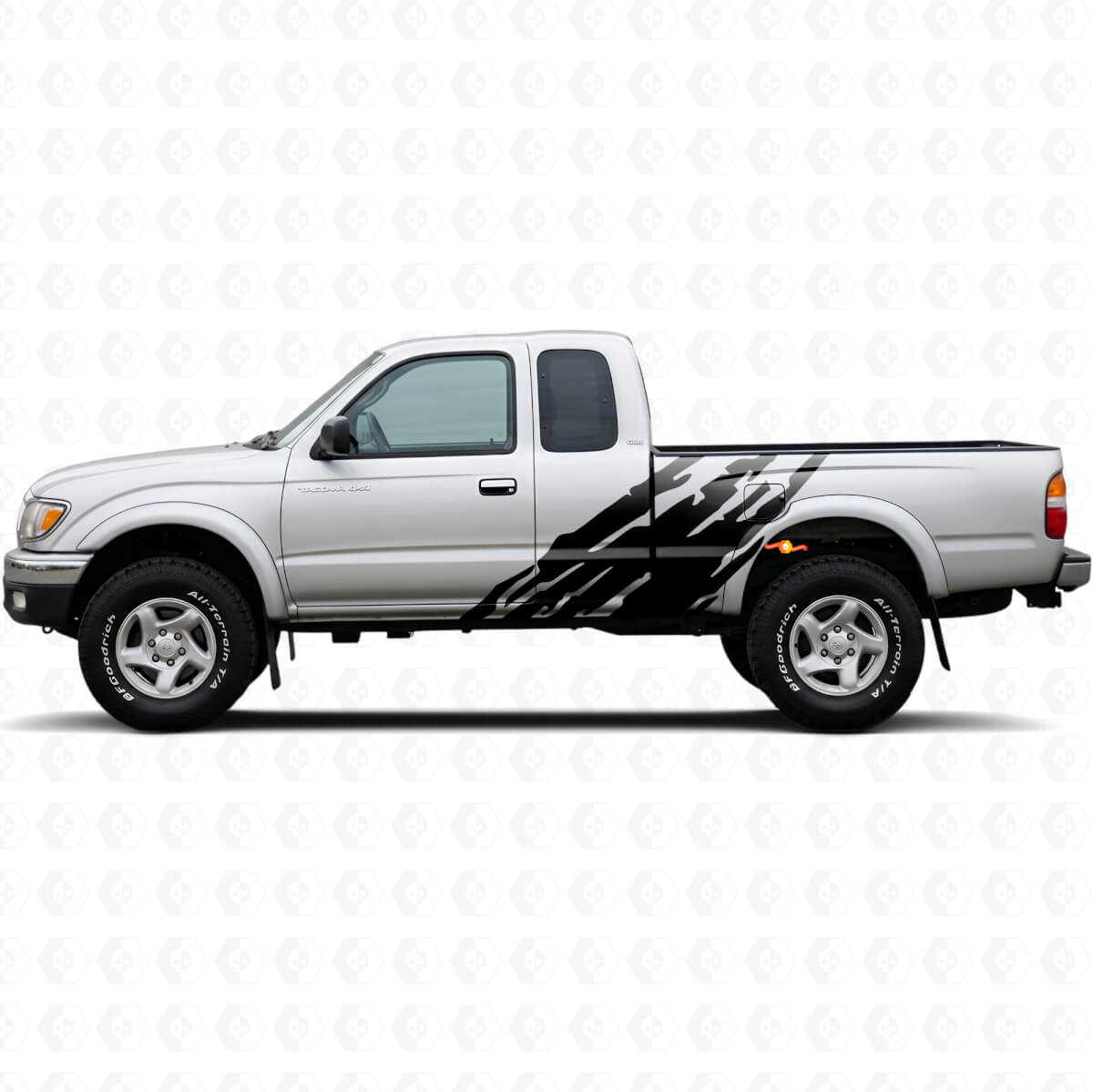Mud Splash Graphic Side Vinyl Decal for Toyota Tacoma 1995-2004