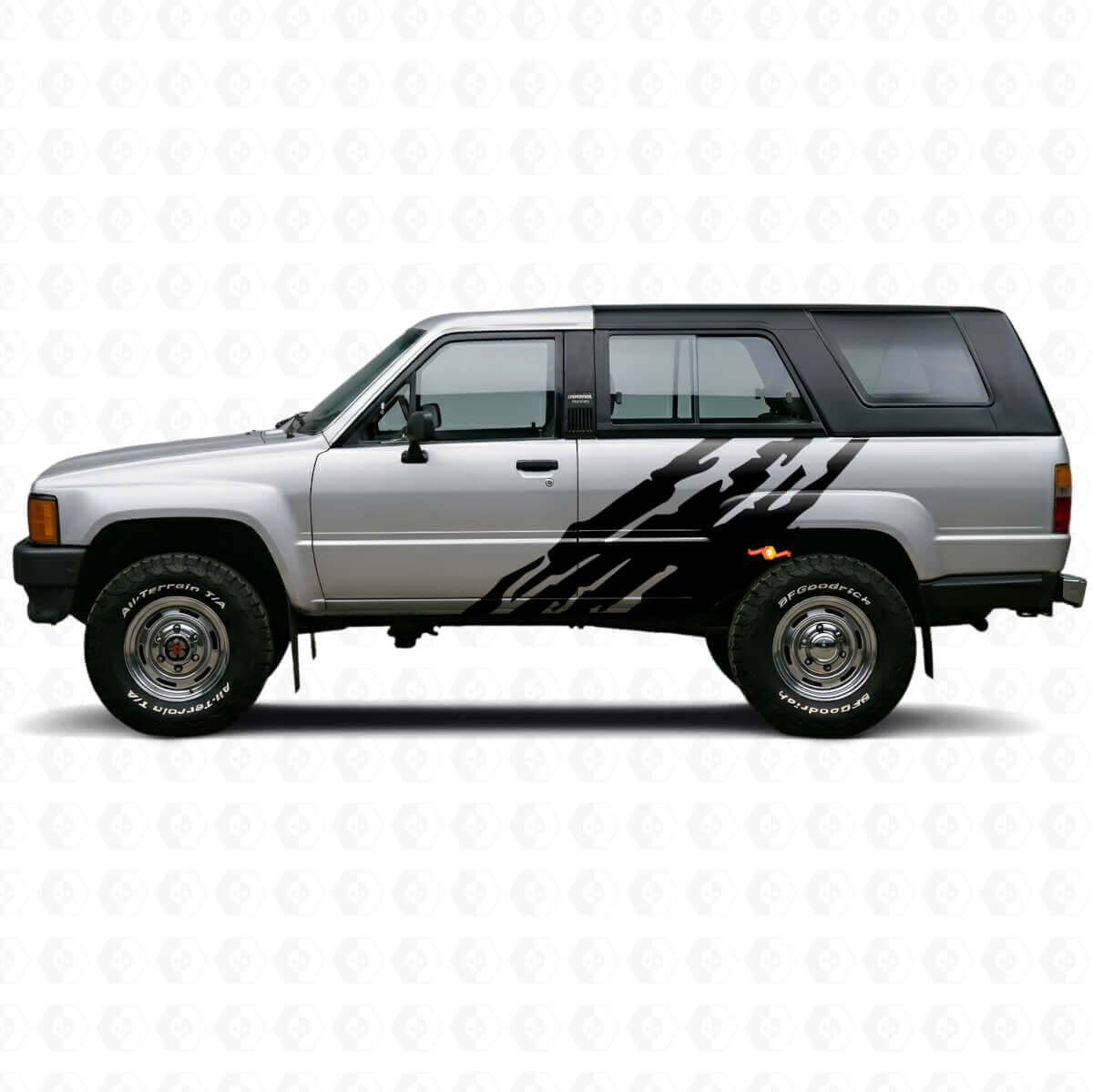 Mud Splash Graphic Side Vinyl Decal for Toyota 4Runner 1984-1989