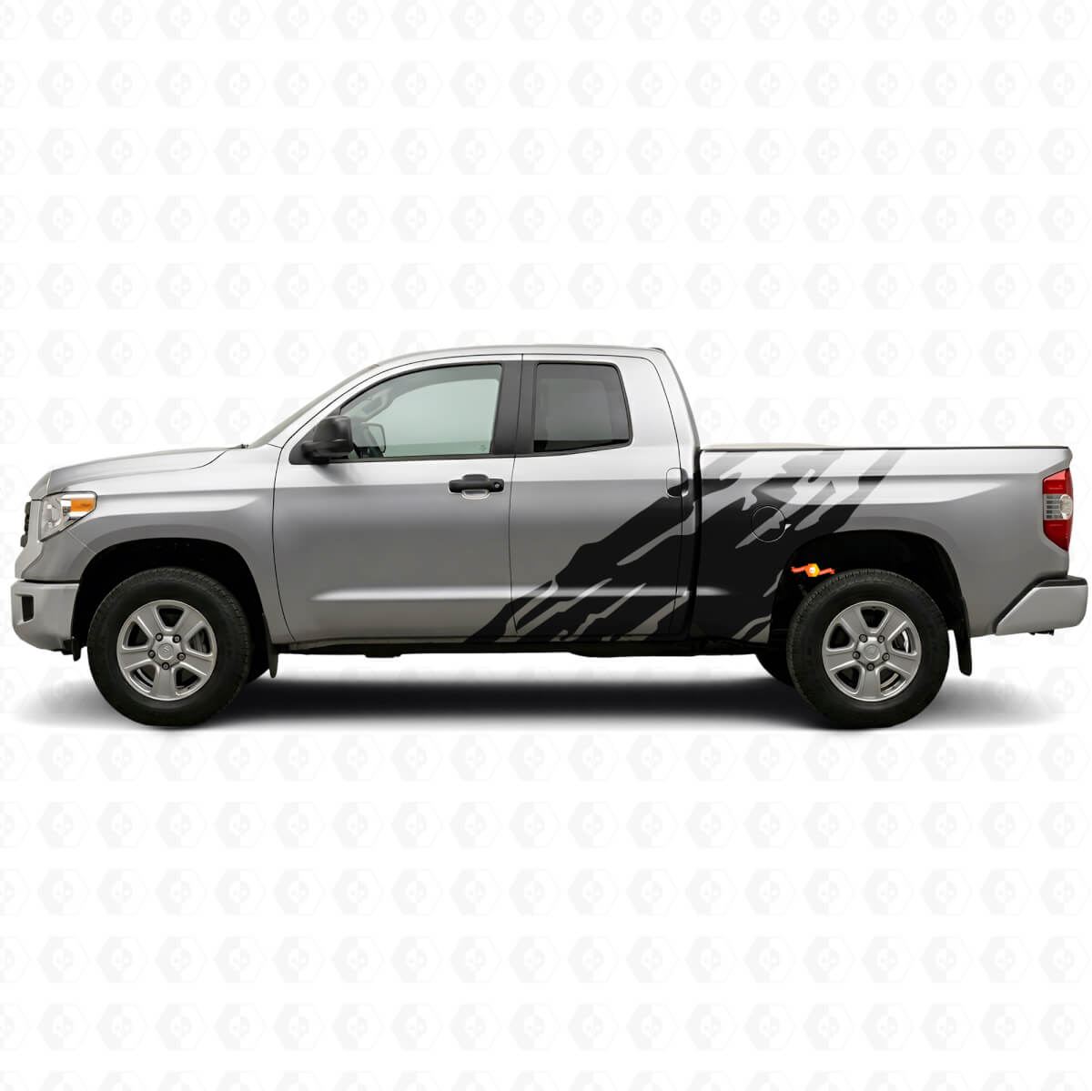 Mud Splash Graphic Side Vinyl Decal for Toyota Tundra 2007-2021