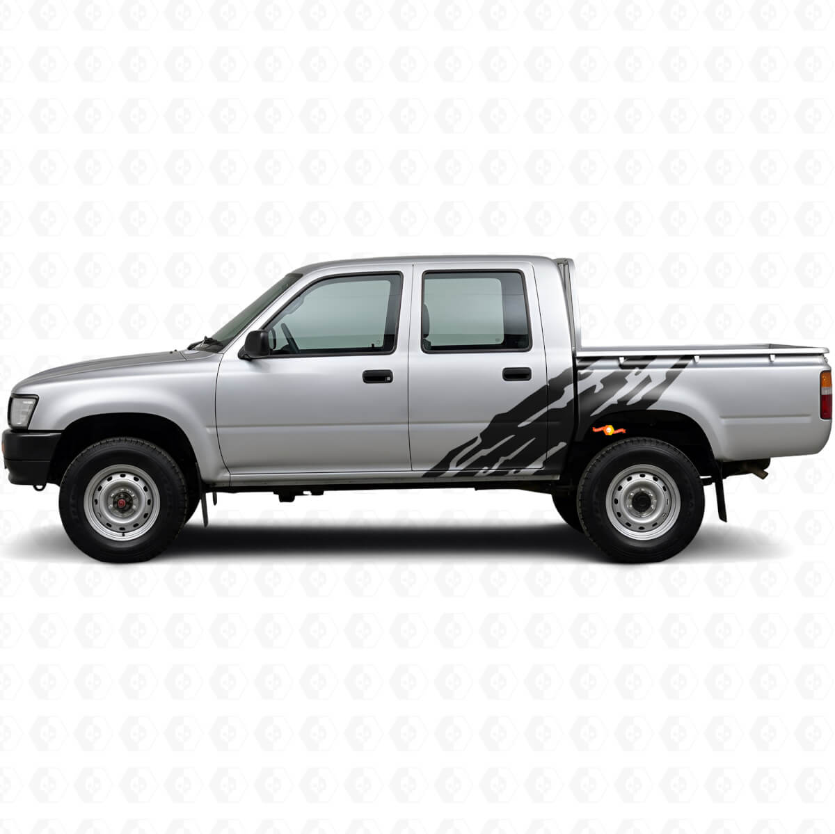 Mud Splash Graphic Side Vinyl Decal for Toyota Hilux 1988-1997