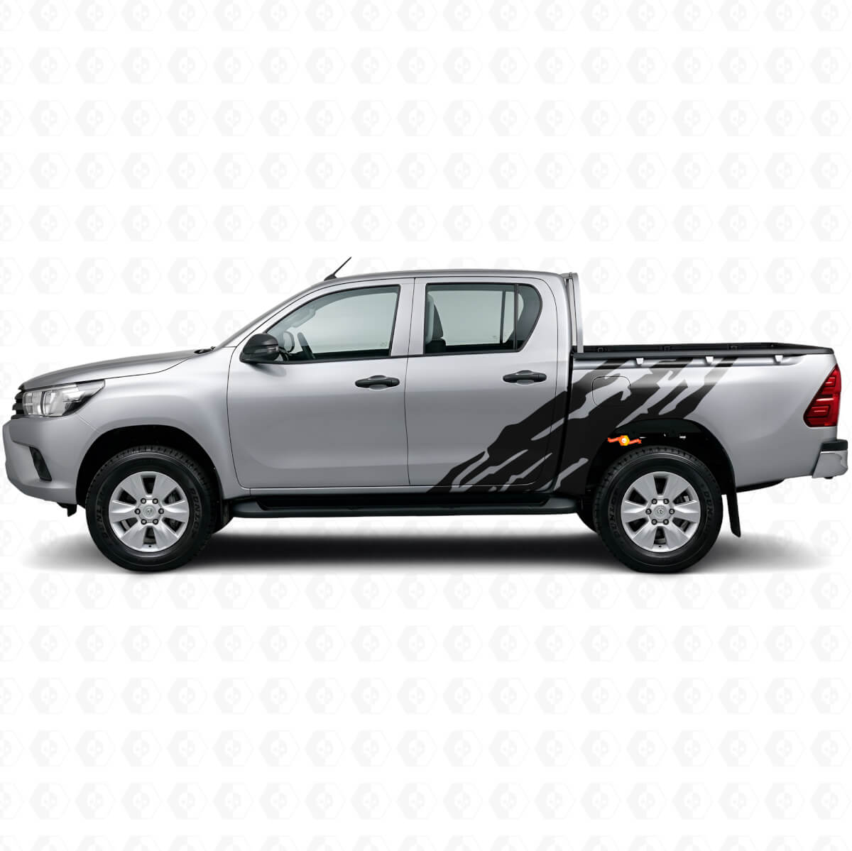 Mud Splash Graphic Side Vinyl Decal for Toyota Hilux 2015+