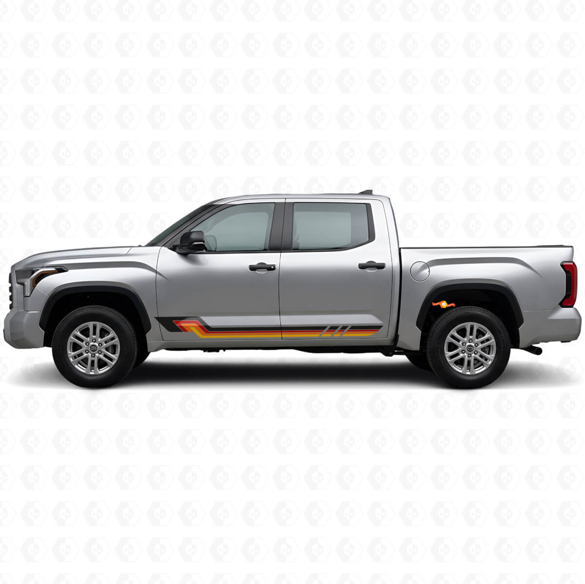 Vinyl Decal Side Stripes Style Vintage for Toyota Tundra 2022+