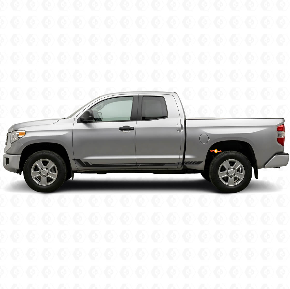 Racing Style Side Stripes Vinyl Decal for Toyota Tundra 2007-2021