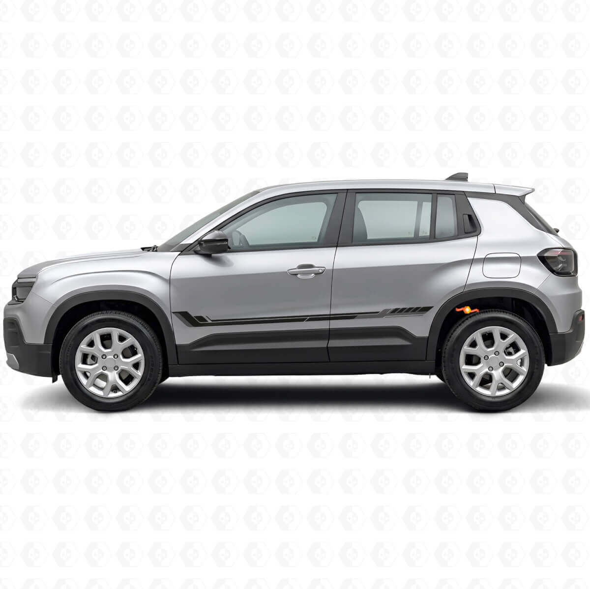 Racing Style Side Stripes Vinyl Decal for Jeep Avenger 2023+