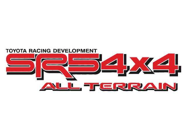 TOYOTA SR5 4X4 ALL TERRAIN DECAL Mountain Deer Hunter Decal TRD racing development side vinyl decal sticker