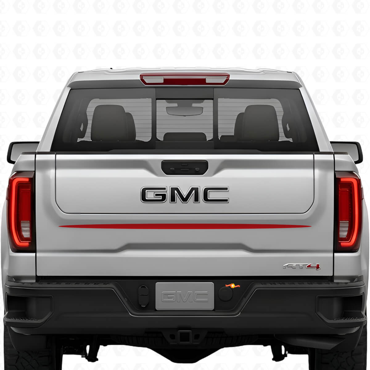 Tailgate Decal Stripes For GMC Sierra 1500 AT4X Vinyl Sticker Decal for GMC Sierra Graphics