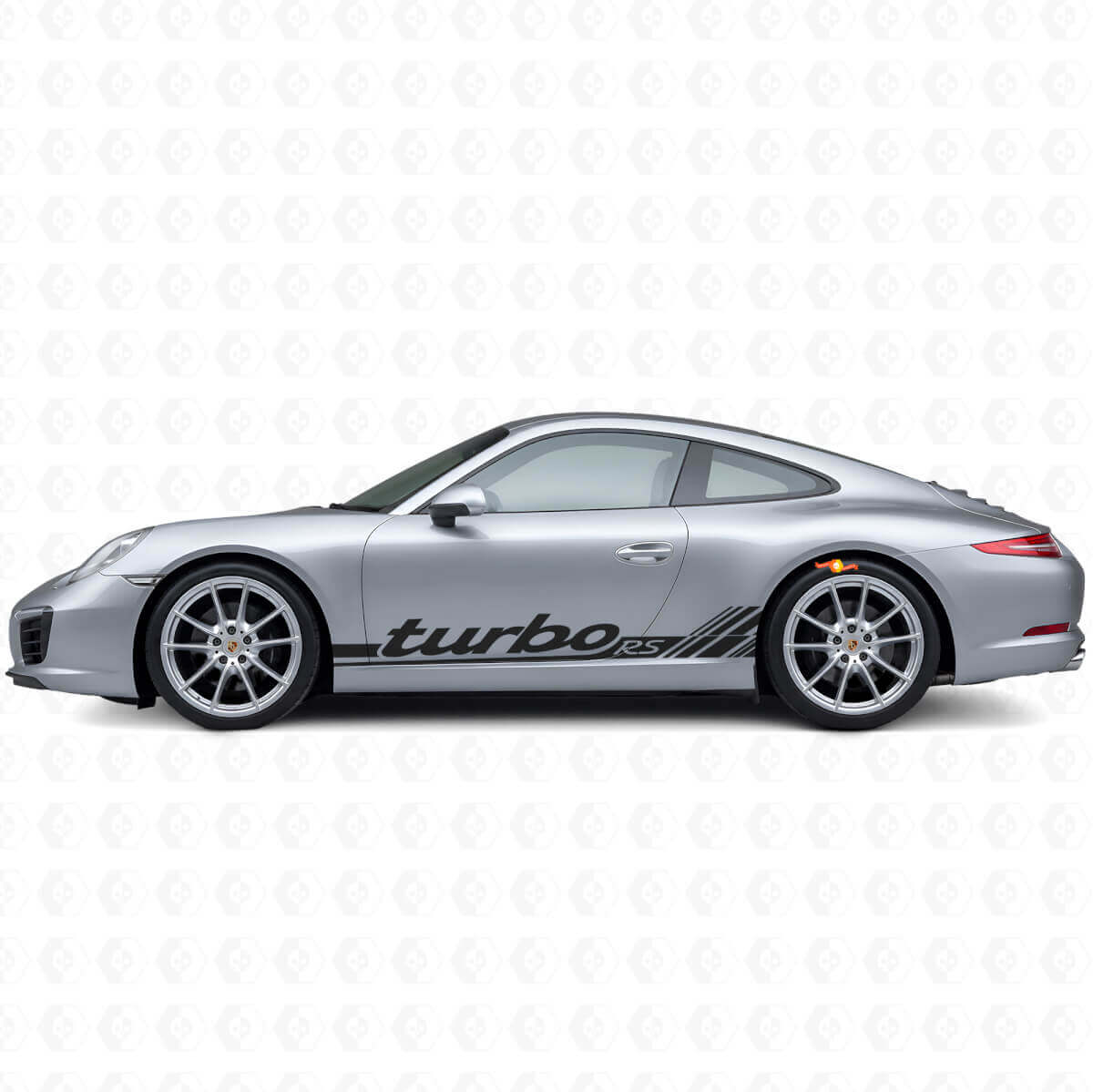 Turbo RS Classic Style Side Stripes Vinyl Decal Kit for Porsche 911 991