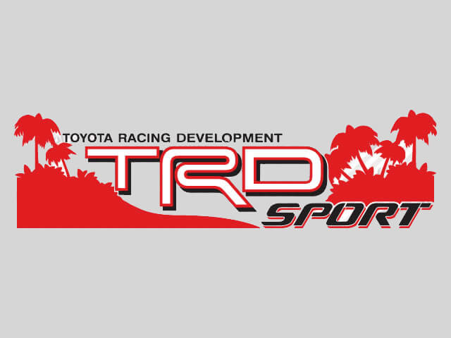 2 TOYOTA TRD OFF-ROAD SPORT BEACH DECAL TRD racing development side vinyl decal sticker
