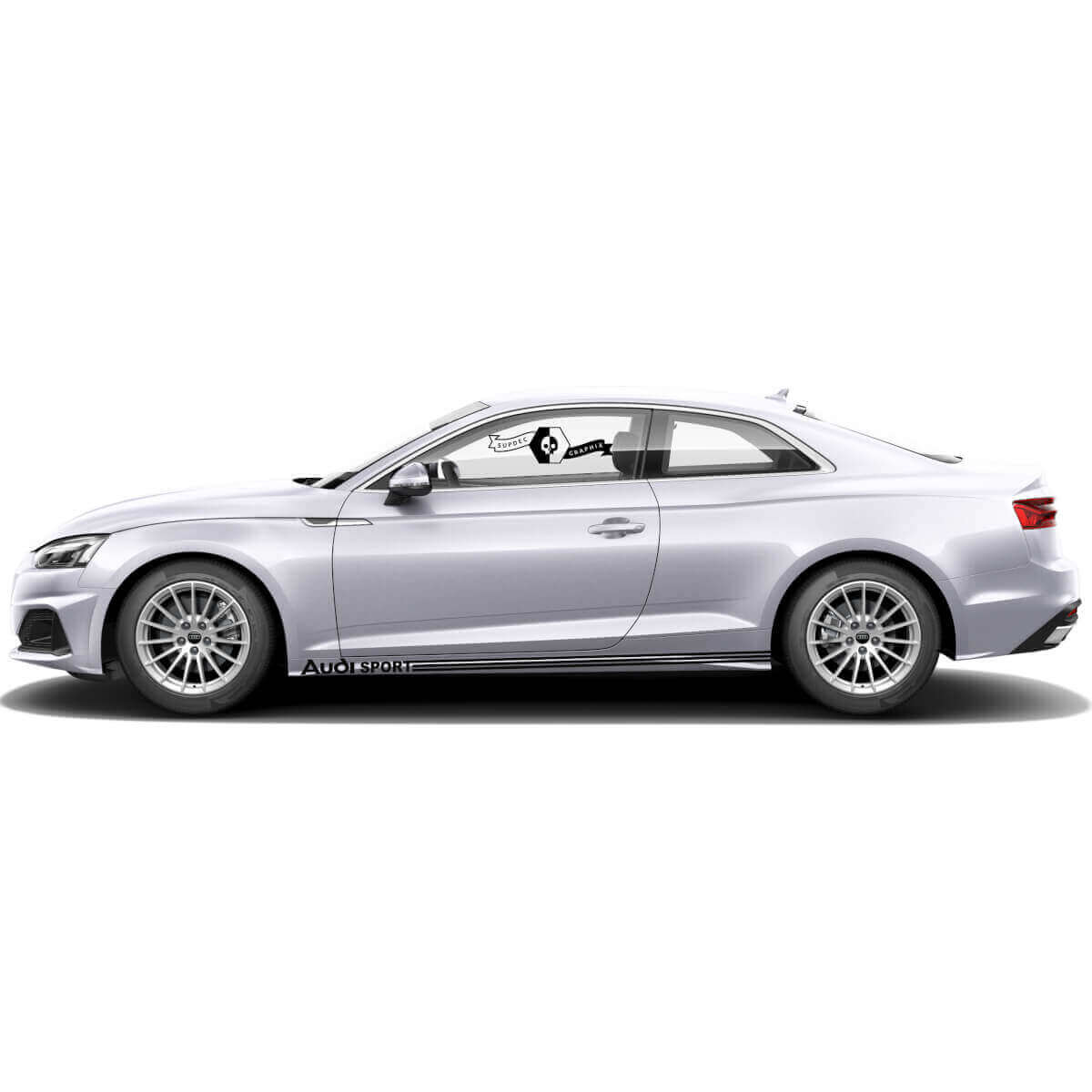 Audi Sport Side Stripes Vinyl Decal Set for for Audi A5