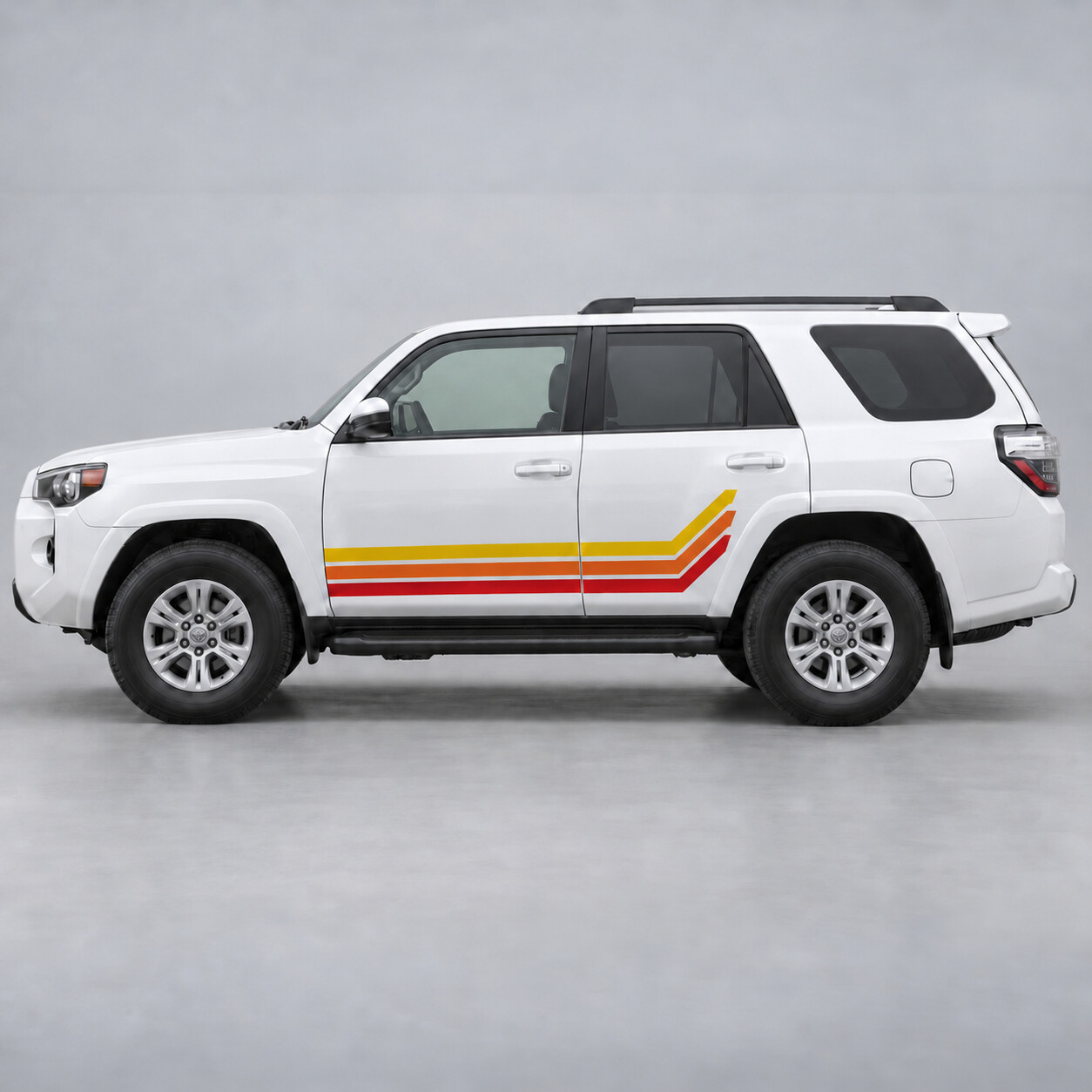 Heritage Low Sweep Stripes Side Vinyl Decal Sticker for Toyota 4Runner N280 2009-2024