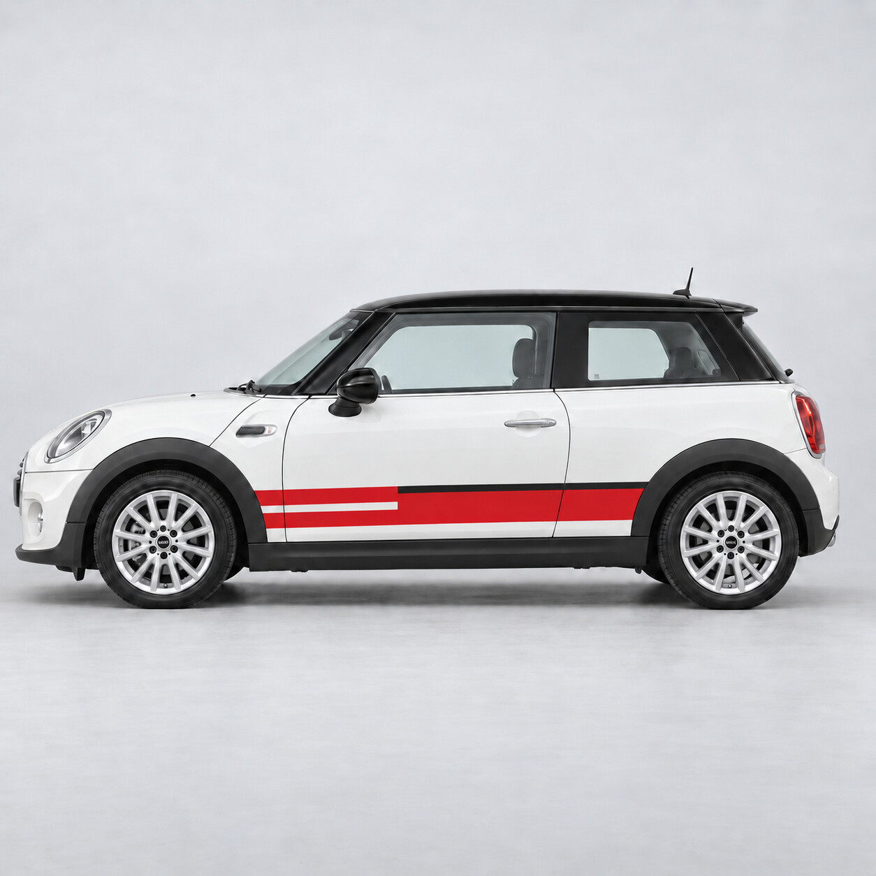 Club Sprint Stripes Side Vinyl Decal Sticker for MINI Cooper 2014