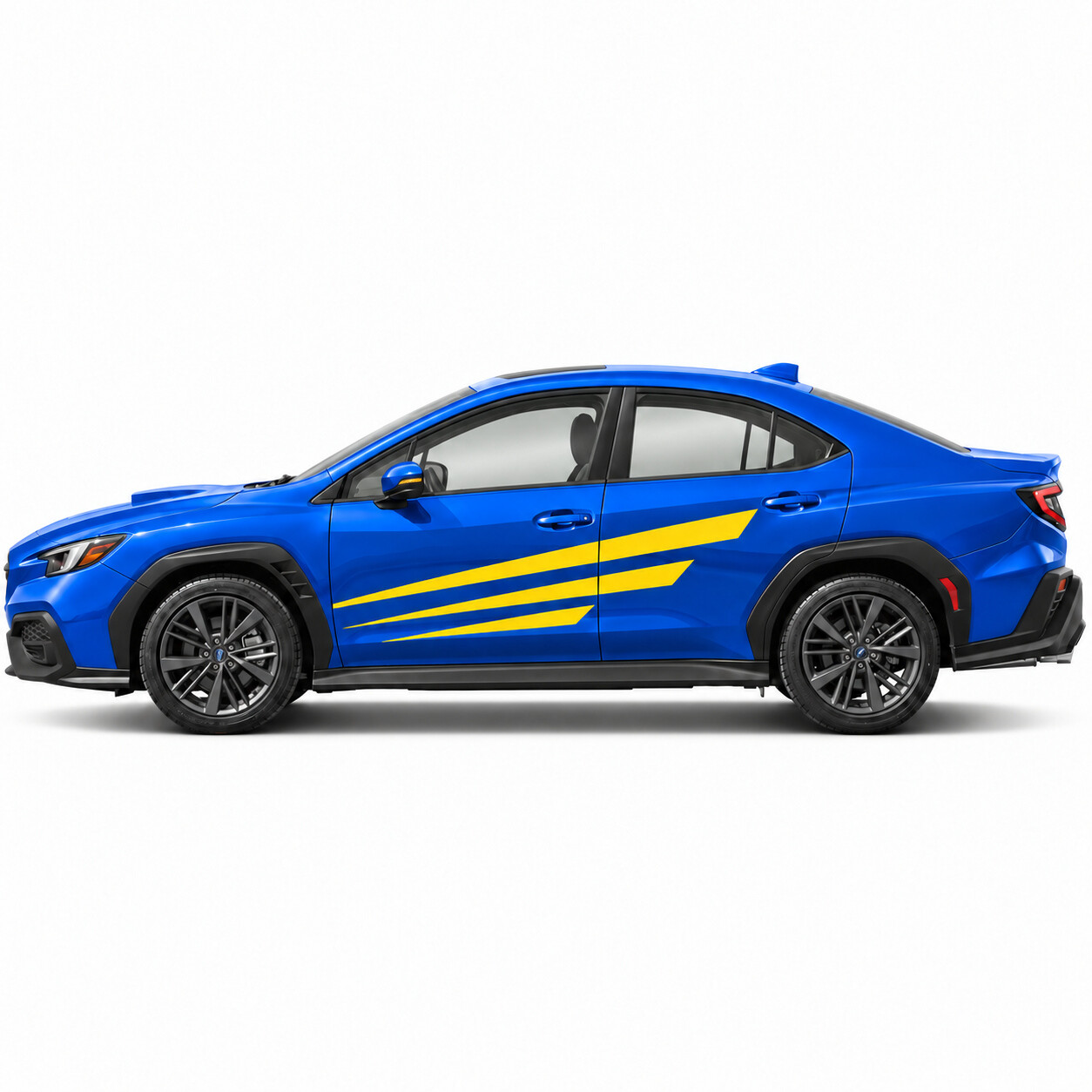 Stage Blades Rally Stripes Side Vinyl Decal Sticker for Subaru WRX 2022