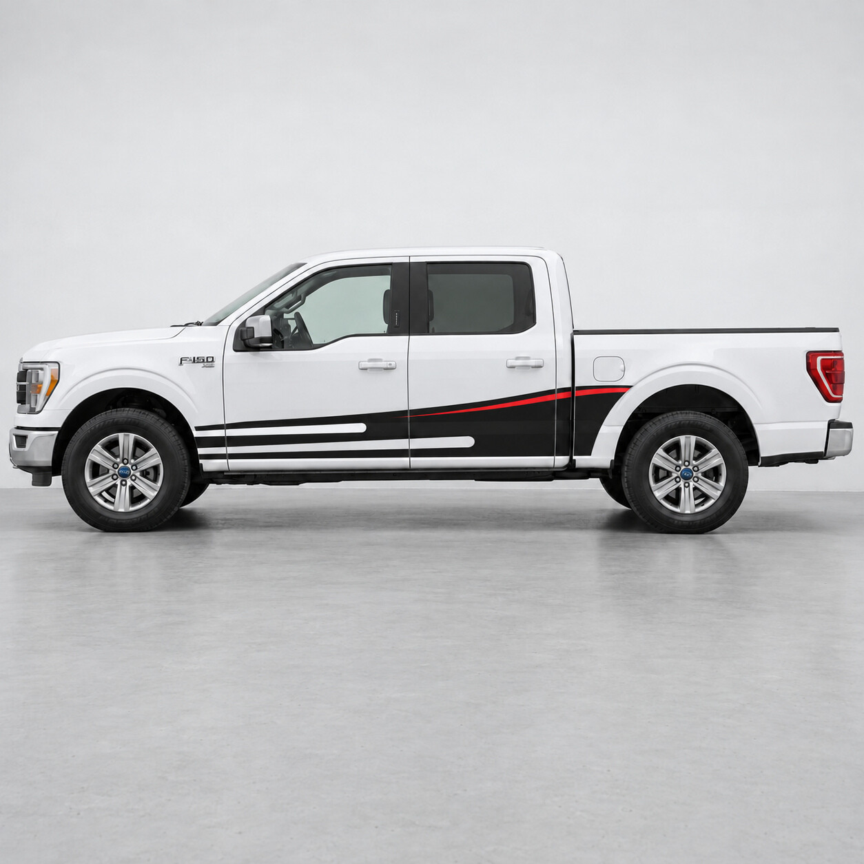 Speed Sail XLT SuperCrew 5.5-ft Bed Side Vinyl Decal Sticker for Ford F-150 2024