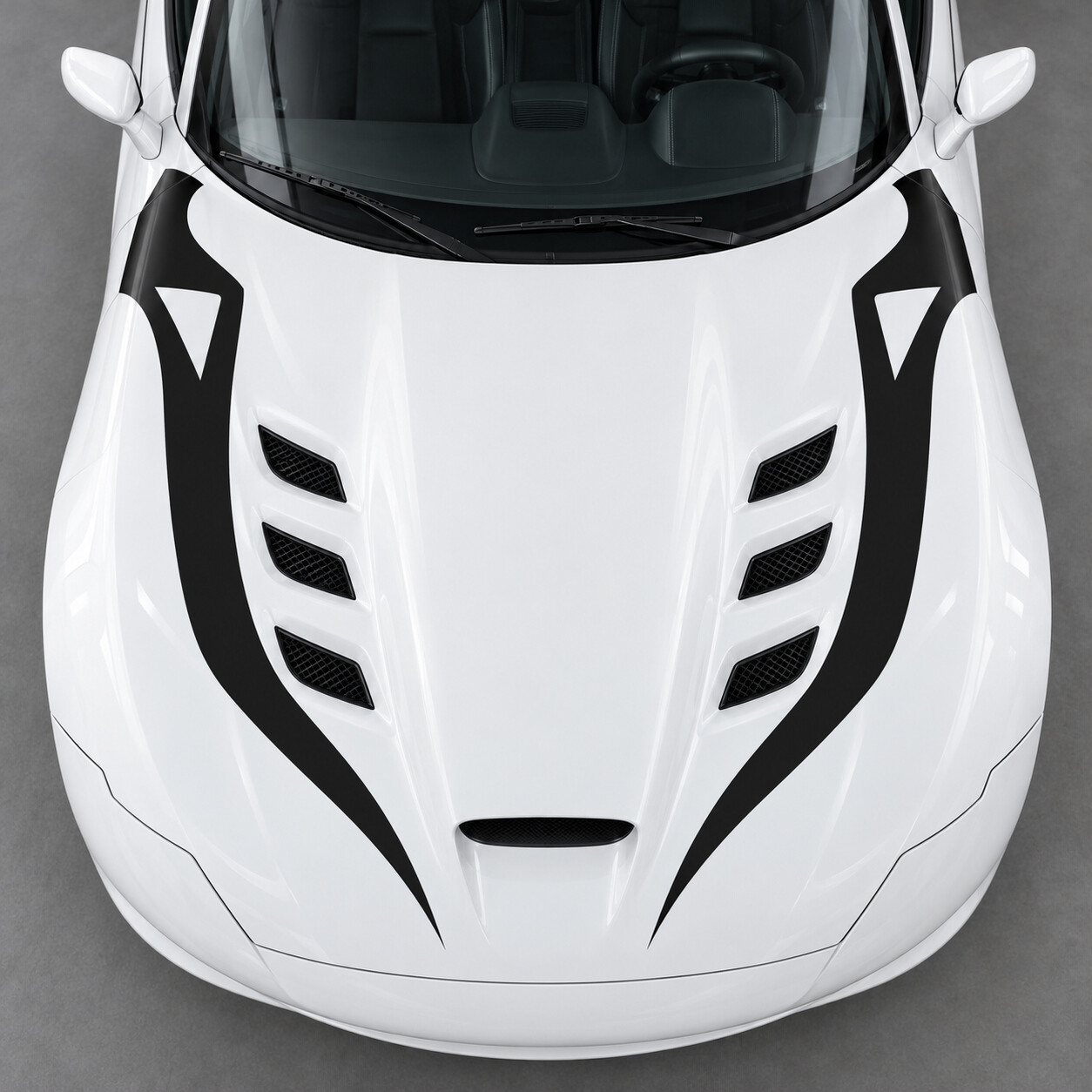 Open Fang ACR Hood Vinyl Decal Sticker for Dodge Viper 2016