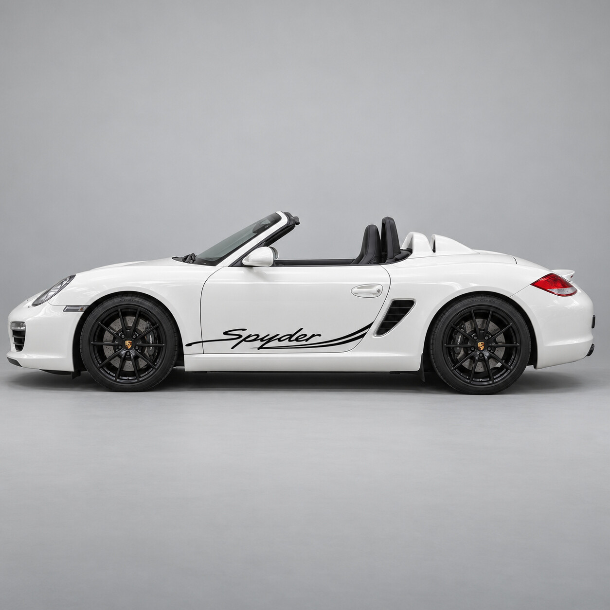 Double Stroke Side Vinyl Decal Sticker for Porsche Boxster Spyder 987 2011-2012