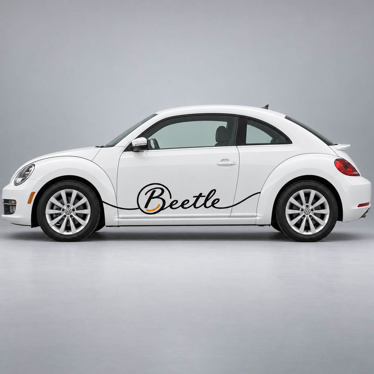 Roundel Script Side Vinyl Decal Sticker for Volkswagen Beetle 2013