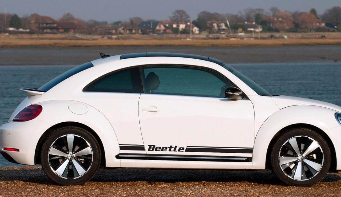 Beetle Rocker Panel Stripes Vinyl Decals Kit for Volkswagen Beetle