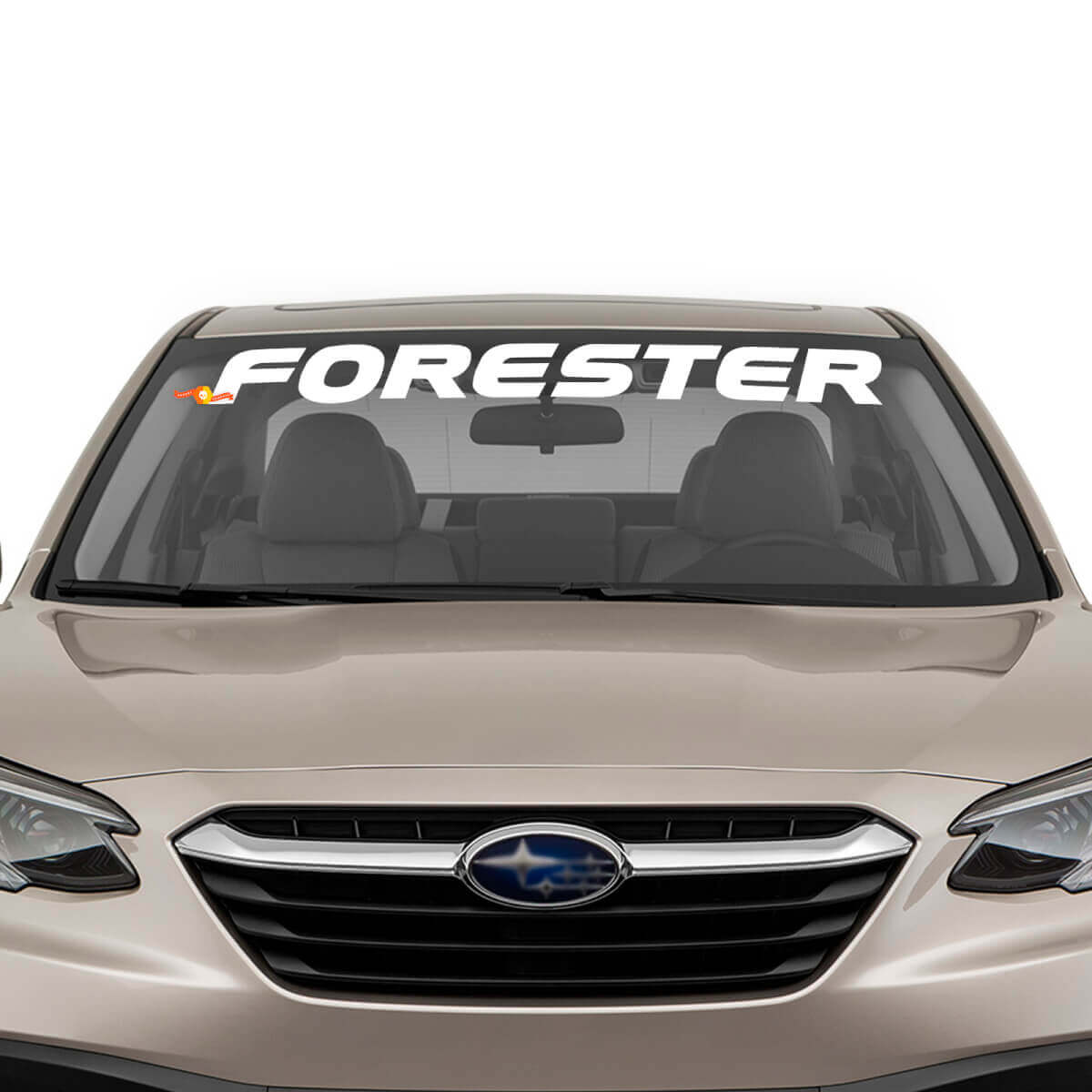 Brand Lettering Windscreen Decal Sticker Vinyl Graphics For Subaru Forester